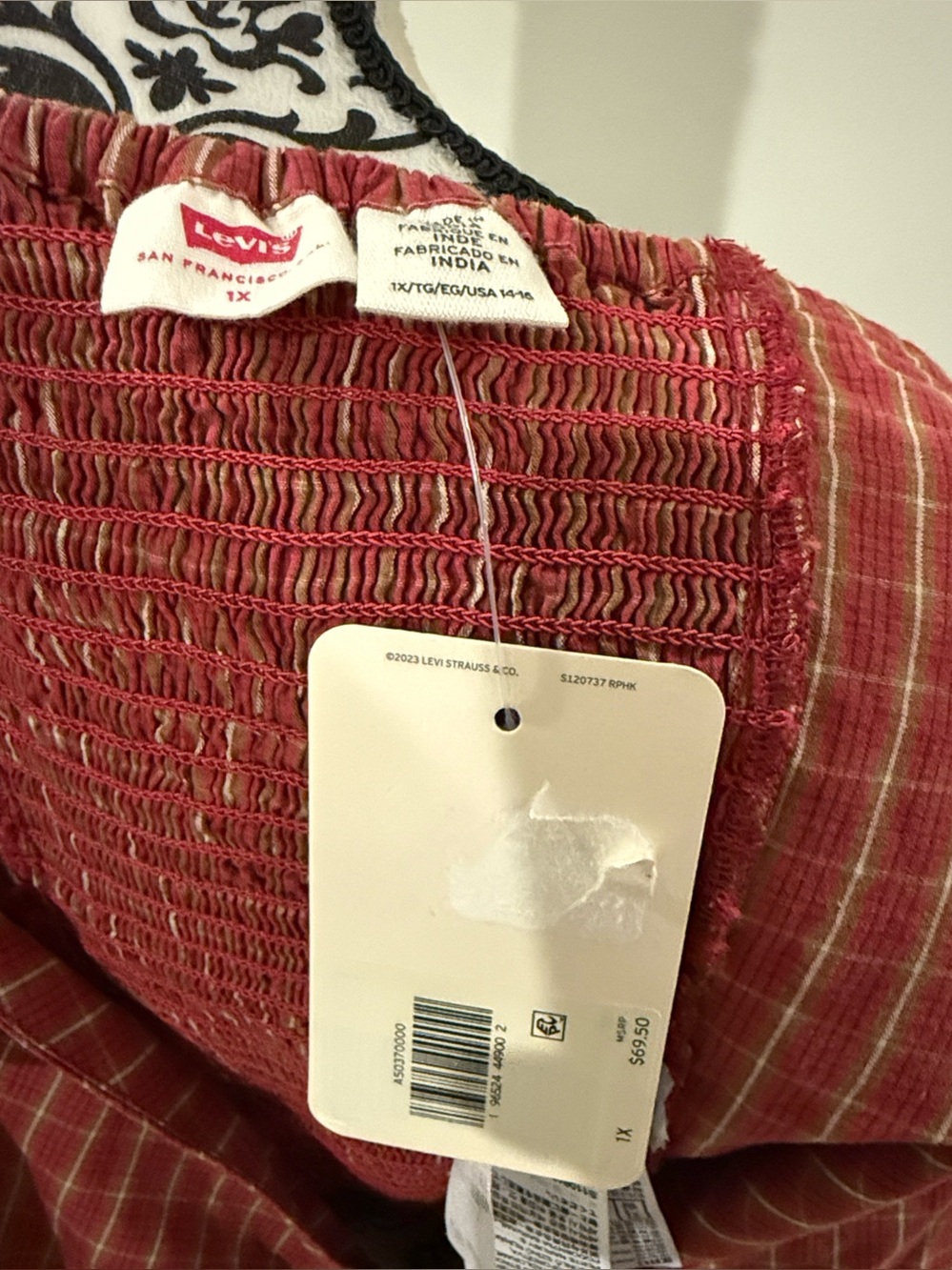 Levi’s Devin Drawstring Blouse - Picture 7 of 8